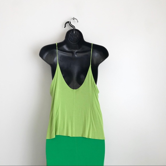 Final Touch Color Block Ruffle Maxi Dress S - Picture 6 of 7